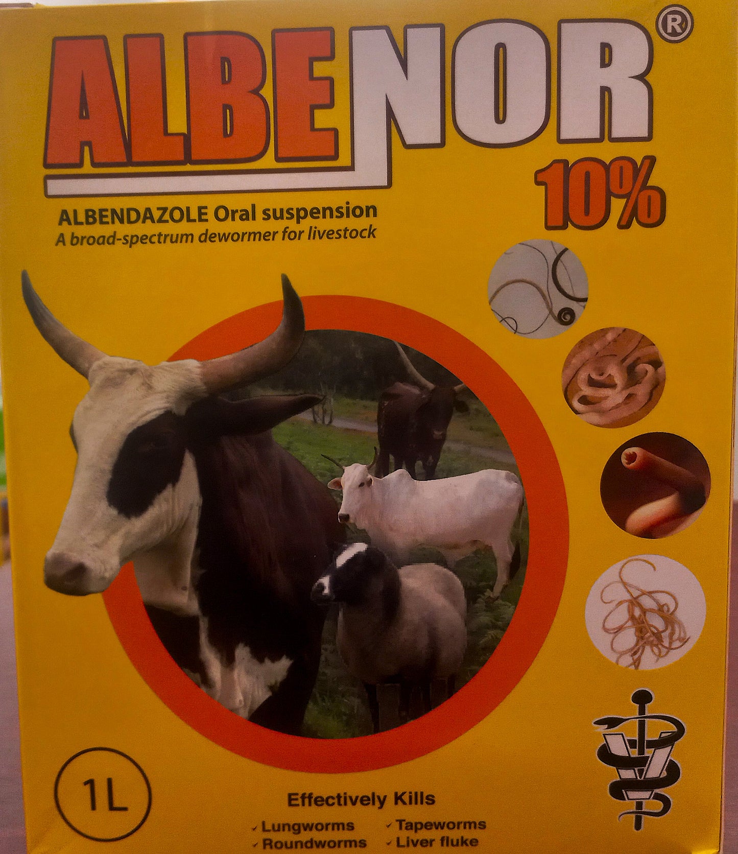 Albendazole 10% oral suspension 1L