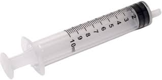 Disposable syringe with needle 10ml