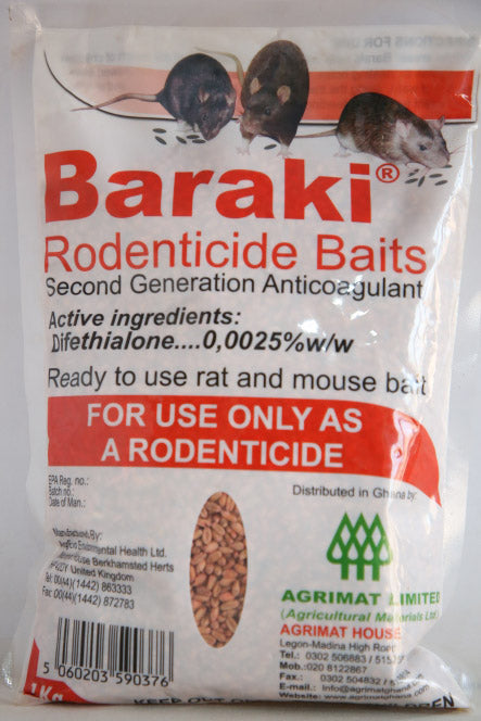 Baraki Rodenticide Baits 1kg