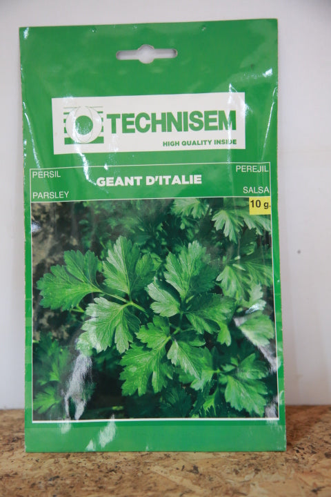 Technisem Geant d'Itale parsley seed 10g