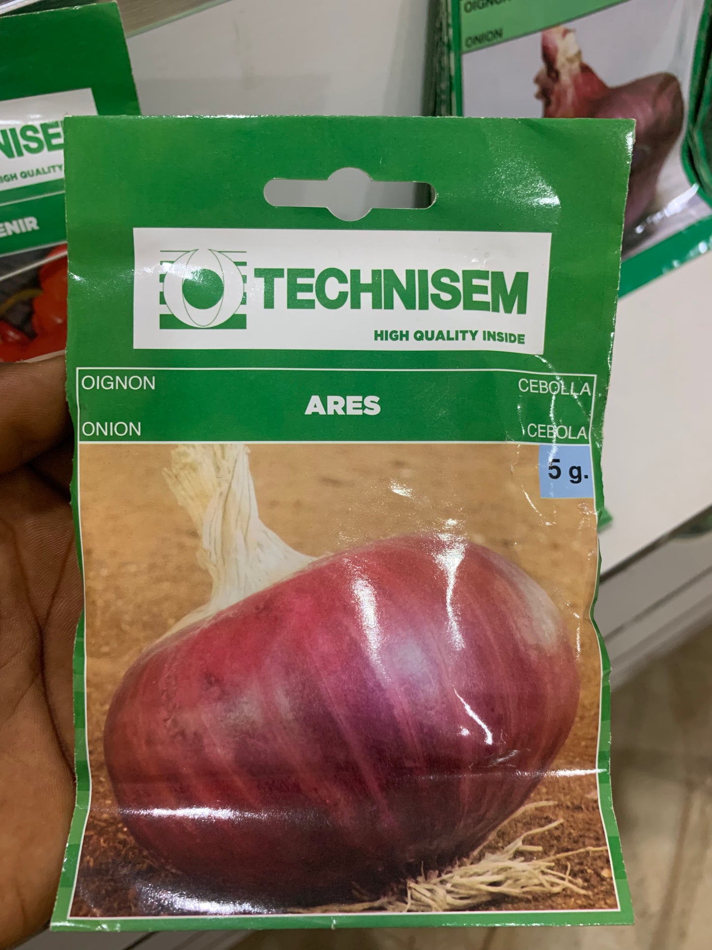 Technisem Ares onion seeds 5g